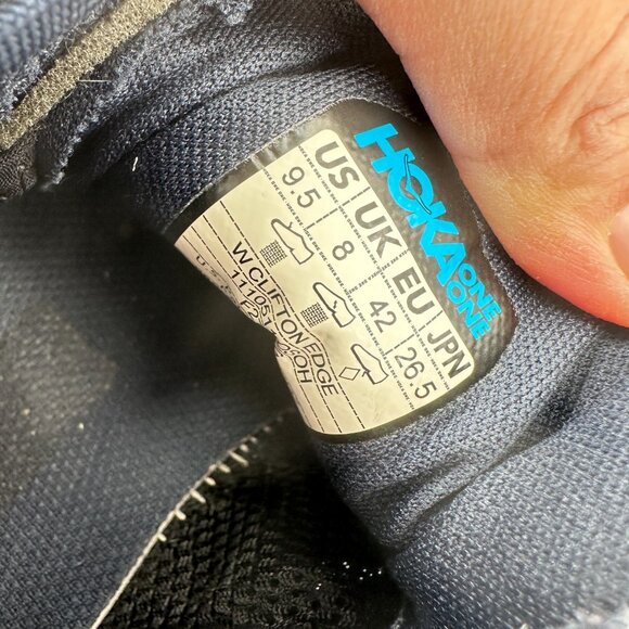 Hoka One One Clifton Edge Women Size 9.5 1110511-OSOH Outer Space Orchid Shoes - Picture 10 of 11